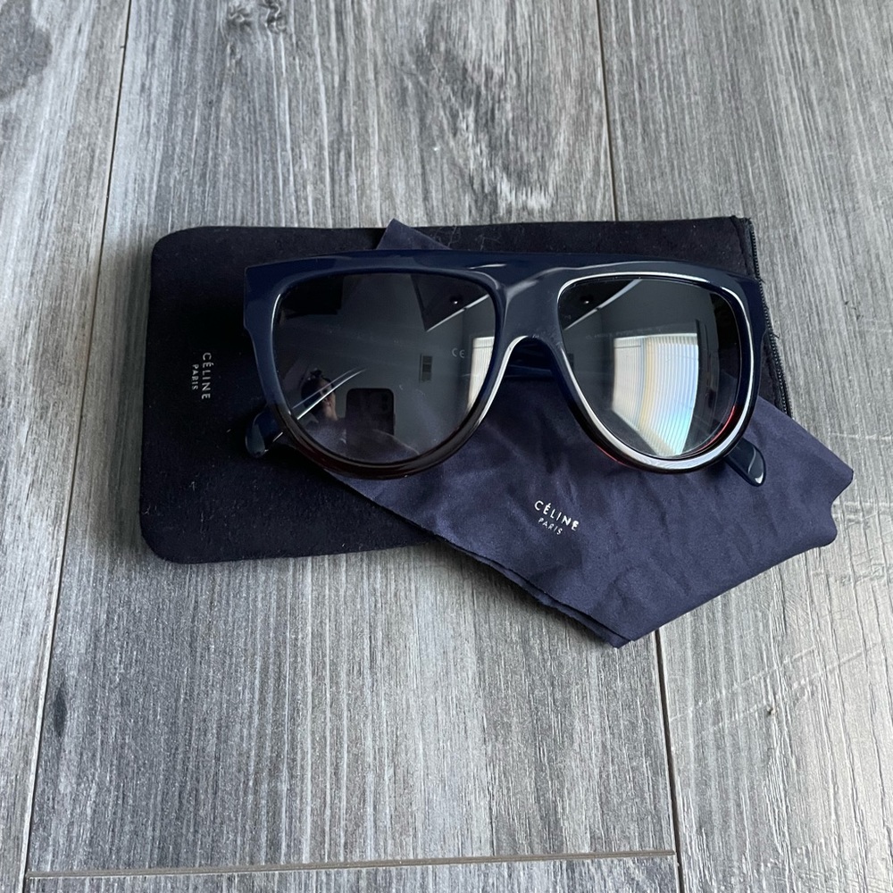 Celine Flat Top Aviator Sunglasses